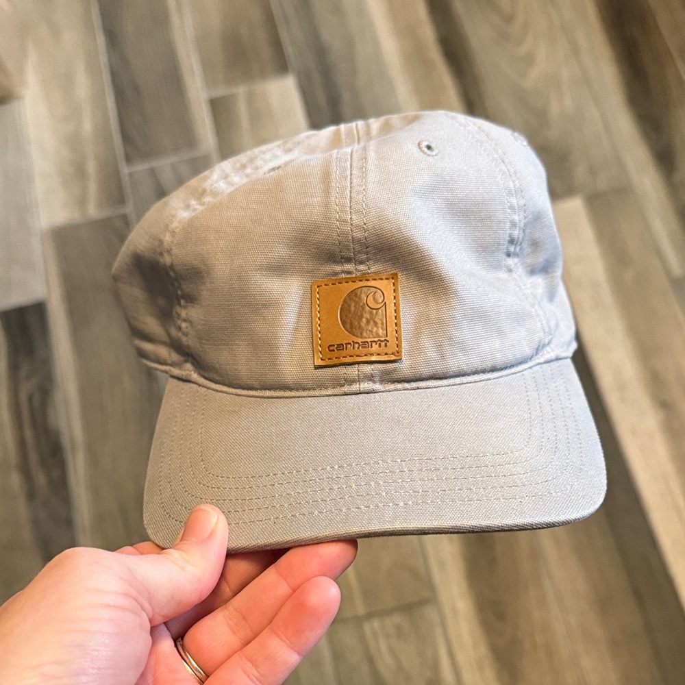 Carhartt Light Gray Cap with Logo Patch